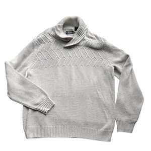 CHAPS MEN'S SIZE XL HEATHER GRAY SWEATER.